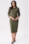 Платье Rishelie 1008 тёмно-оливковый