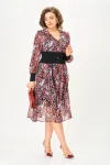 Платье Орхидея Люкс 1672 Цветочный принт