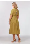 Платье Mira Fashion 5549-4 оливковый