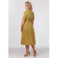 Платье Mira Fashion 5549-4 оливковый