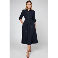 Платье Bazalini 5013 синий Платье Bazalini 5013 синий