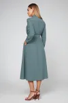 Платье Bazalini 5013 приглушенно-зеленый Платье Bazalini 5013 приглушенно-зеленый