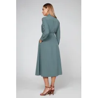 Платье Bazalini 5013 приглушенно-зеленый