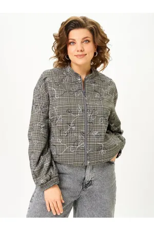 Куртка Zlata 4469 серый