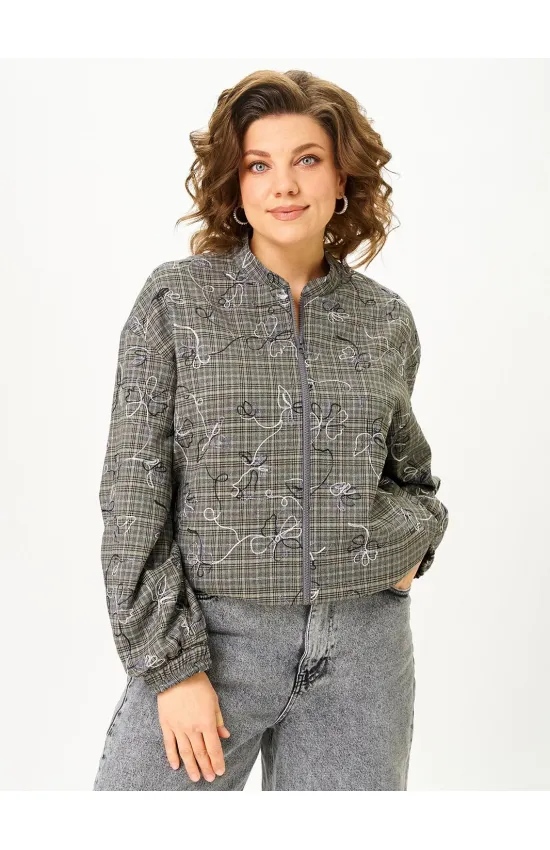 Куртка Zlata 4469 серый