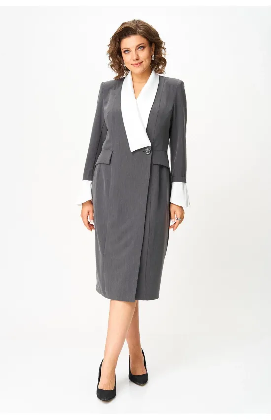 Платье Anastasia Mak 1124 серый