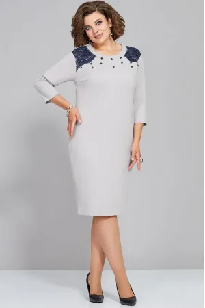 Платье Mira Fashion 5314 светло-серый