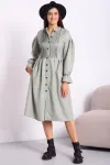 Платье Celentano 5051 приглушенный шалфейный