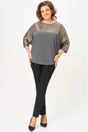 Блузка Дали 5736 серый