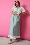 Платье Begimoda 1055 шалфей