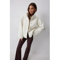 Пальто Люше 4229 молоко