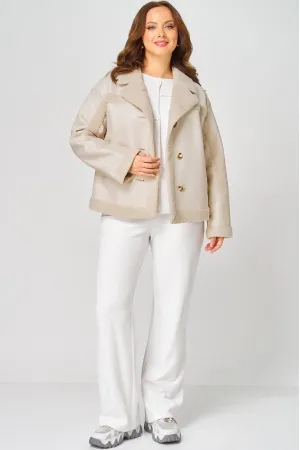 Пальто Диамант 2138 бежевый