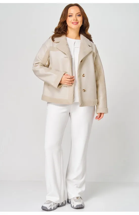 Пальто Диамант 2138 бежевый