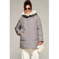 Пальто Beautiful & Free 8021 серый Пальто Beautiful & Free 8021 серый