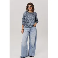 Блузка Anelli 1779.1 аронианский синий