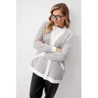 Кардиганы Kaloris 2256 белый+черный