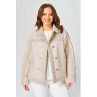 Пальто Диамант 2138 бежевый