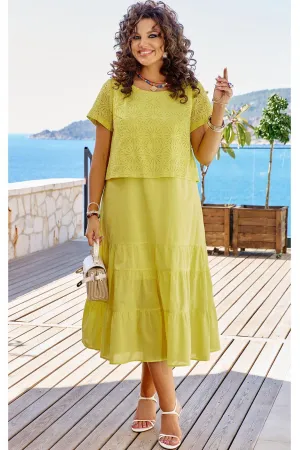 Платье Vittoria Queen 24543 * Желтый