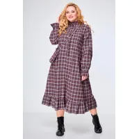 Платье Anelli 977 бордо