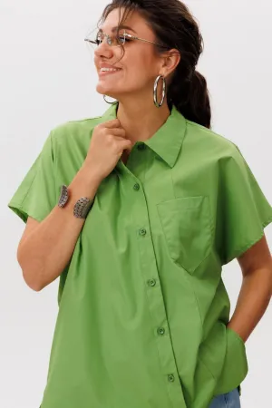 Блузка Anelli 1618 зеленый кипарис