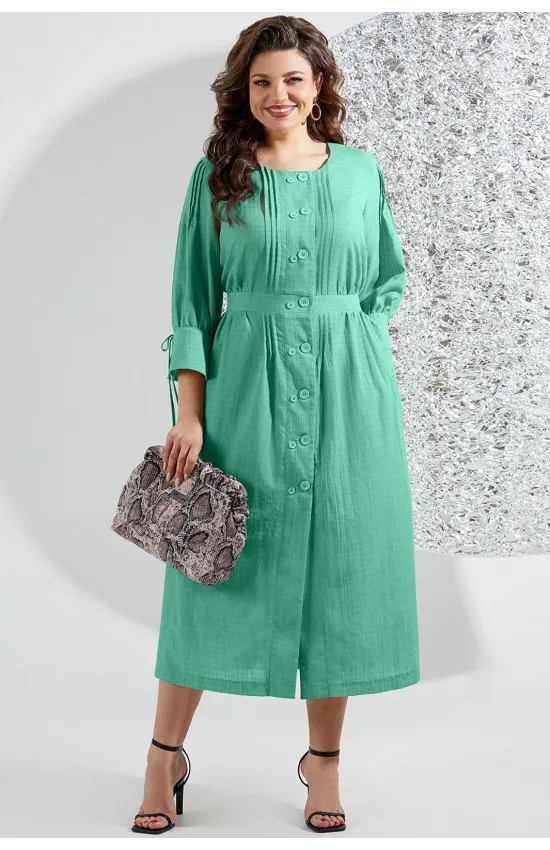 Платье Mira Fashion 5552-2 бирюза