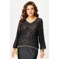 Кофта Fita 20721 Ираида черно-золотистый
