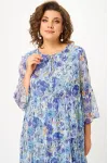 Платье Lady Style Classic 3007 Синие тона