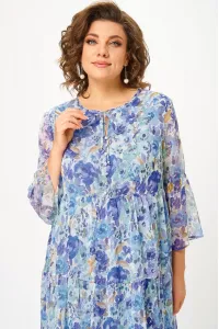 Платье Lady Style Classic 3007 Синие тона