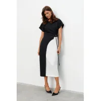 Платье Kavari 1134 черно-белый