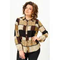 Блузка Zlata 4468 шоколадный