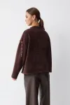 Кофта Люше 4242 коричневый