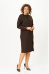 Платье Кокетка И К 1337 коричневый