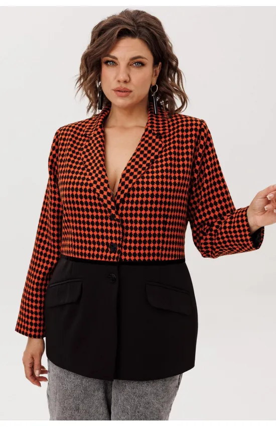 Пиджак Anelli 1756 Тыквенное ретро