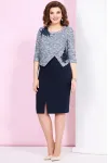 Платье Mira Fashion 4764 синий