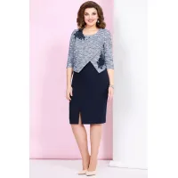 Платье Mira Fashion 4764 синий