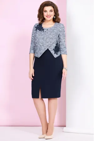 Платье Mira Fashion 4764 синий