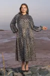 Платье Andina 832 леопард индиго