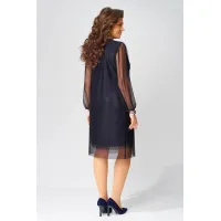 Платье Fita 1383 Вецена темно-синий