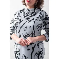 Платье Avanti 1614 серый/черный