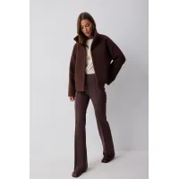 Пальто Люше 4229 коричневый