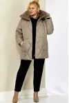 Куртка Shetti 2207 бежево-серый