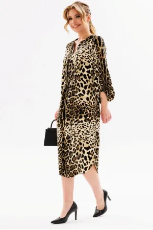 Платье Faufilure С1694 леопард