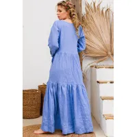 Платье Амулет 9922 голубой 164