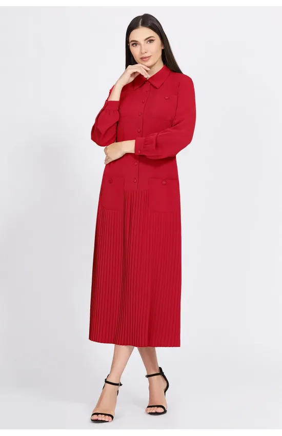 Платье Bazalini 4929 красный