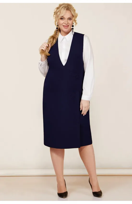 Платье Линия-Л Б-1997 темно-синий