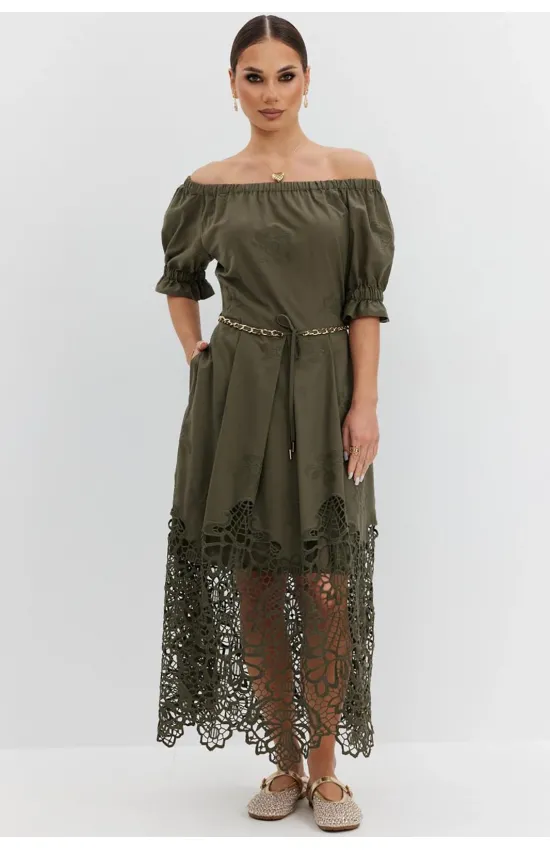 Платье Vesnaletto 4457-2 хаки