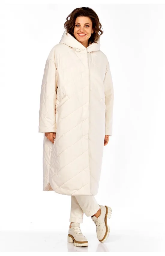 Пальто Диамант 2115 бежевый