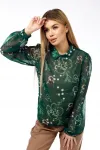 Блузка Talia Fashion 439 зеленый