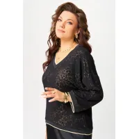 Кофта Fita 20721 Ираида черно-золотистый