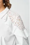 Блузка Eva Grant 7174-1 белый Блузка Eva Grant 7174-1 белый